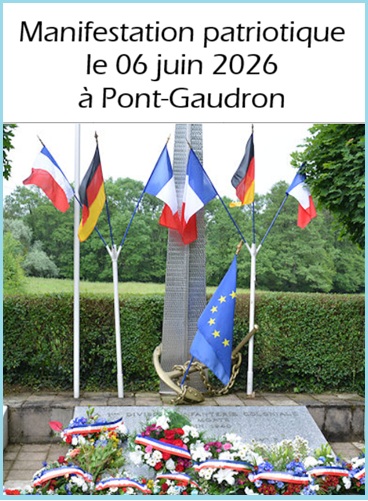 Manifestation patriotique le 06 juin à Pont-Gaudron